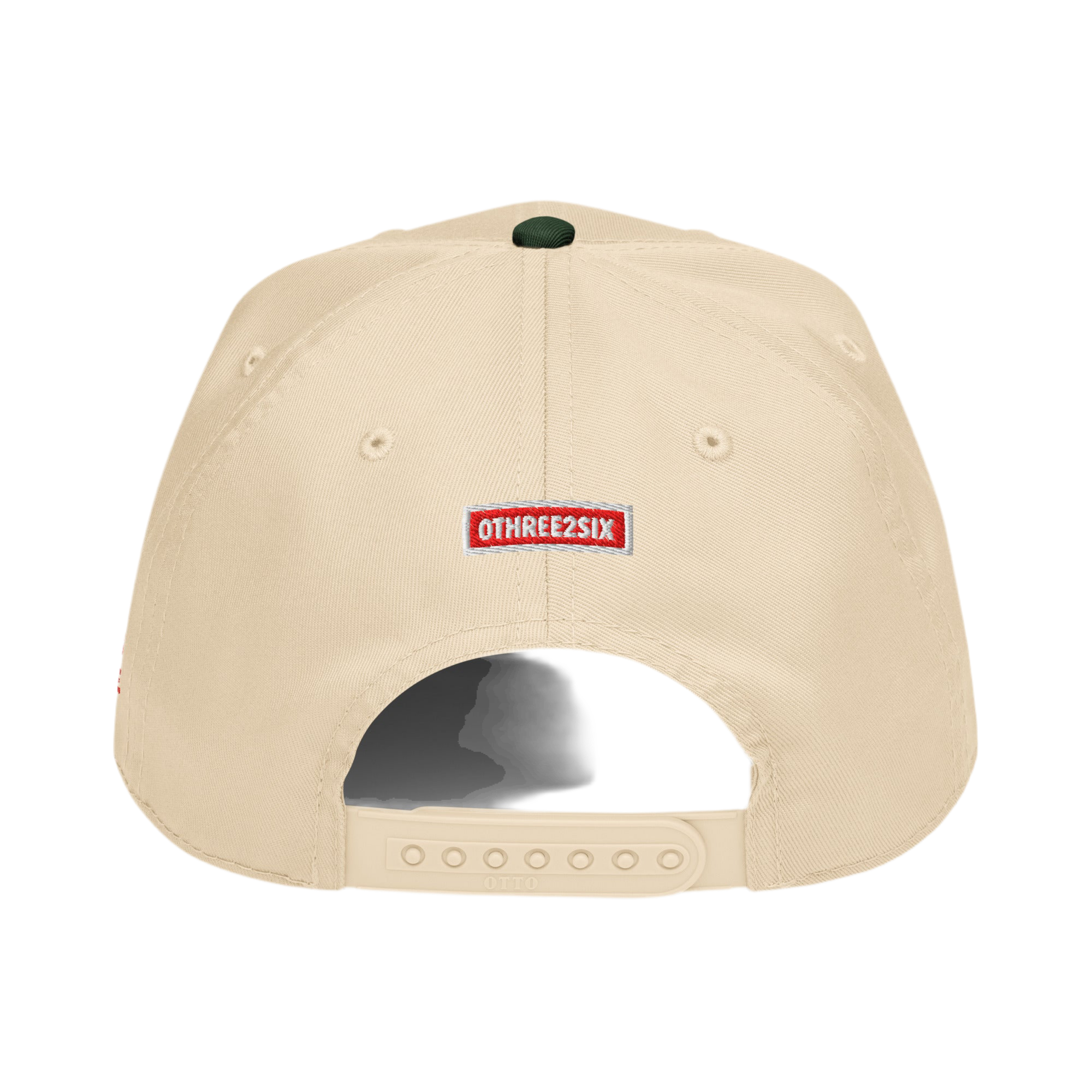 Cursive Brown 5 Panel Cap