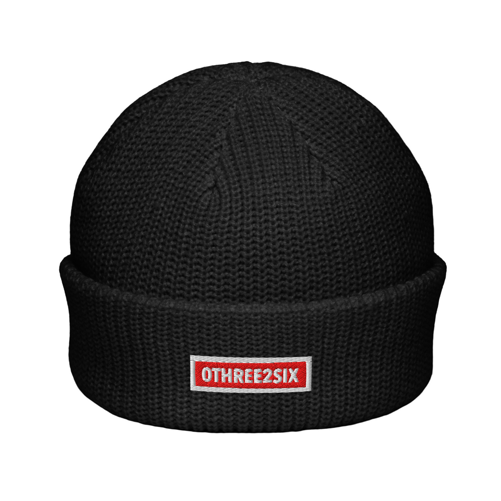 Black Fisherman Beanie
