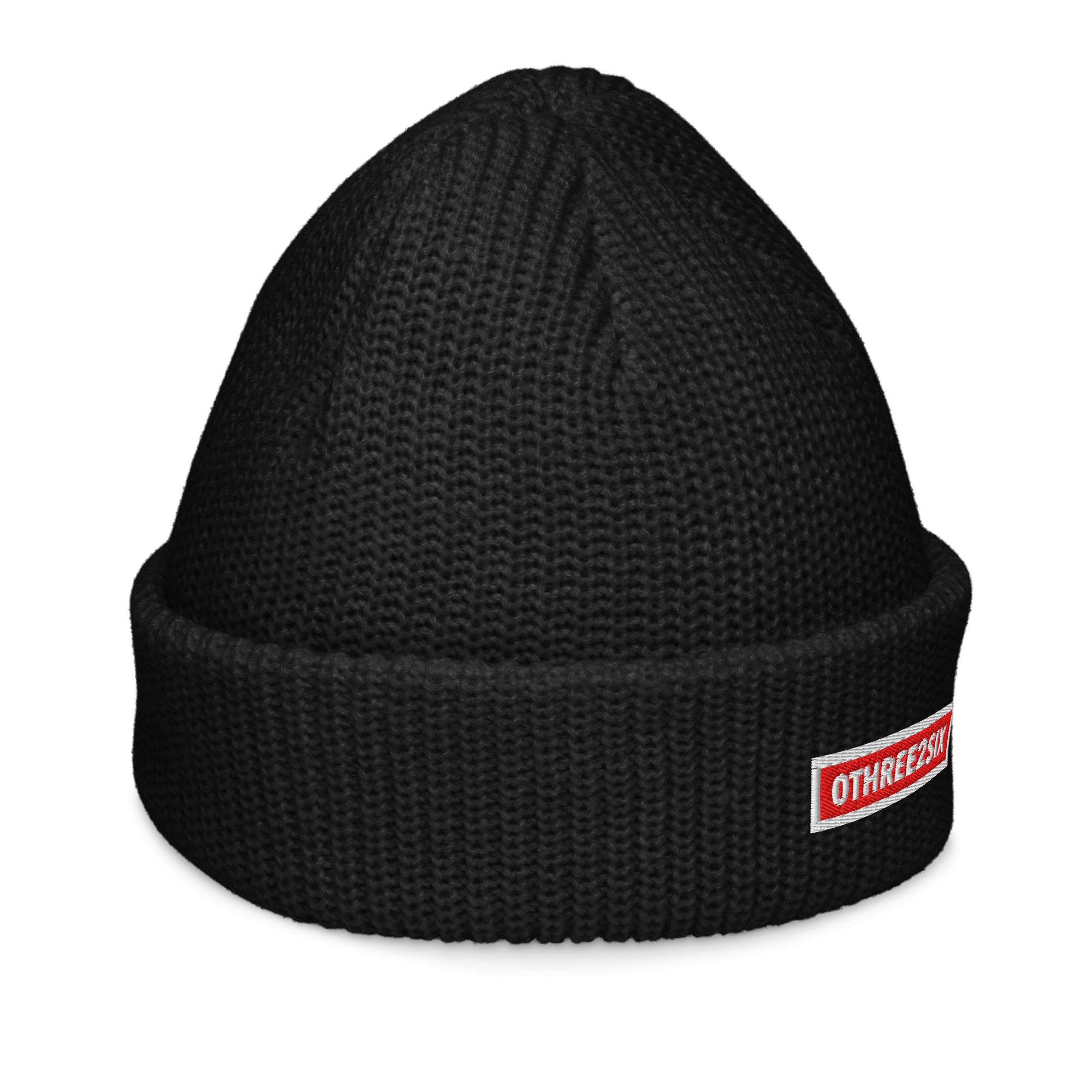 Black Fisherman Beanie