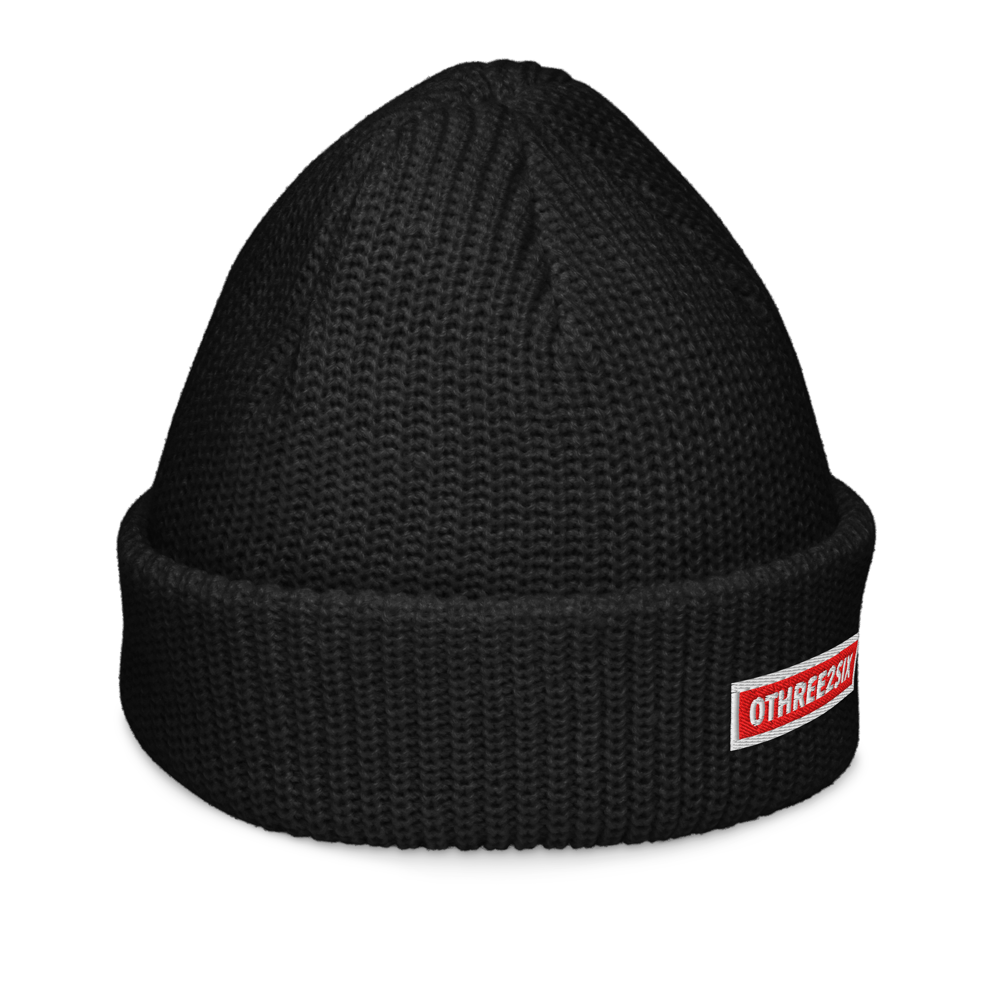 Black Fisherman Beanie