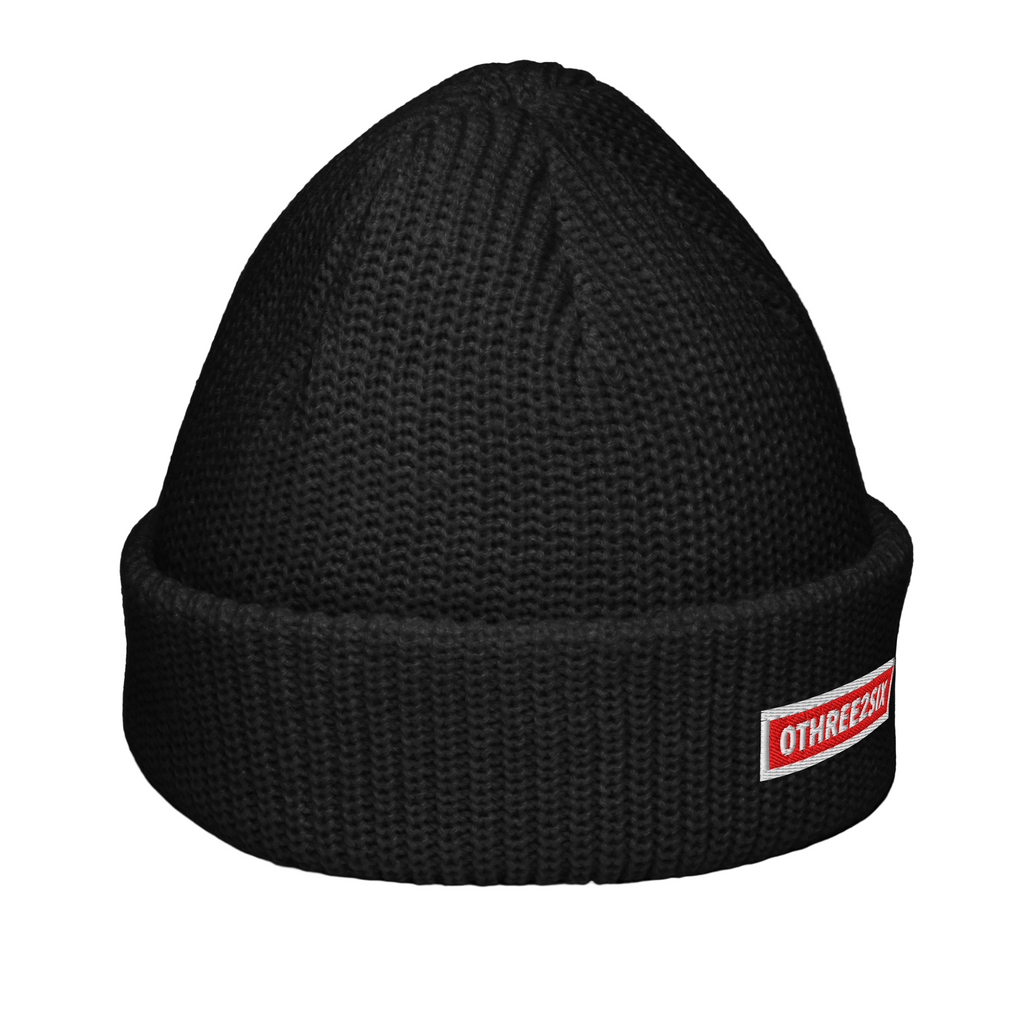 Black Fisherman Beanie
