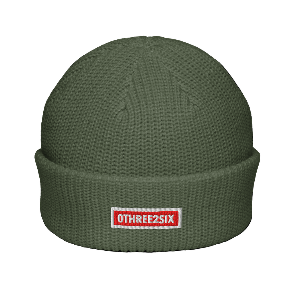 Olive Fisherman Beanie