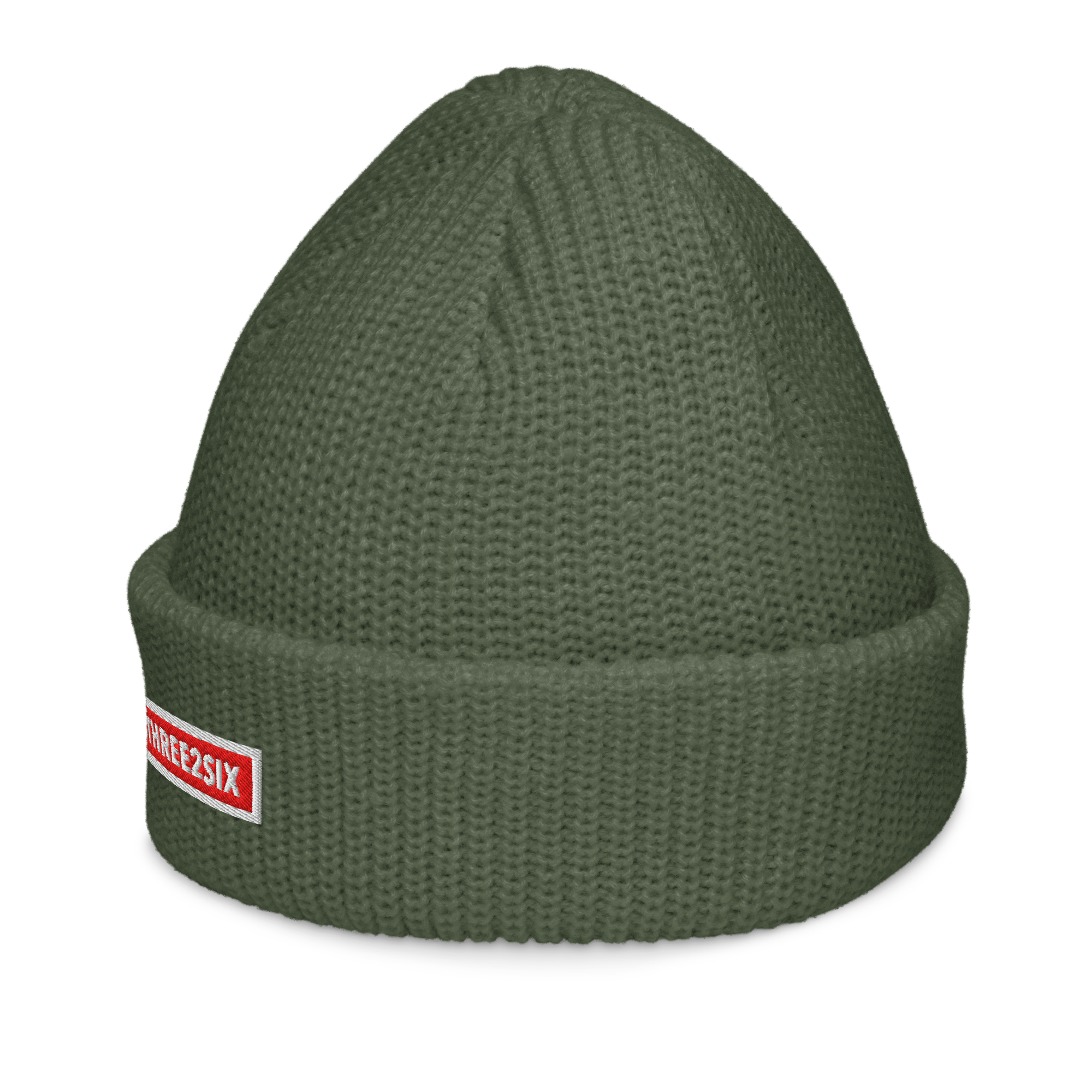 Olive Fisherman Beanie