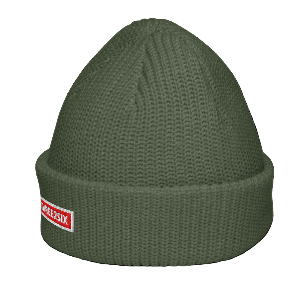 Olive Fisherman Beanie