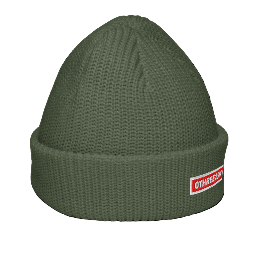 Olive Fisherman Beanie