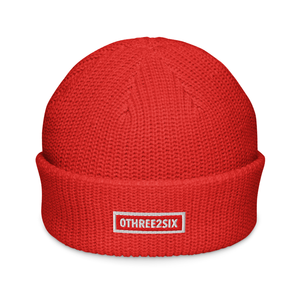 Red Fisherman Beanie