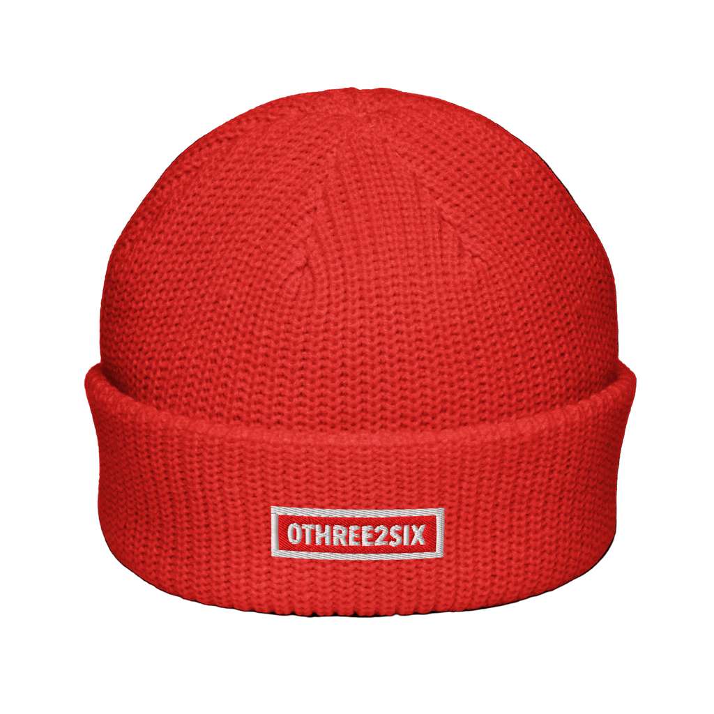 Red Fisherman Beanie