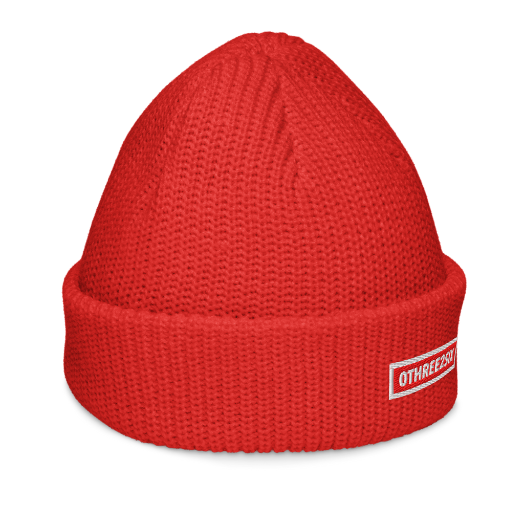 Red Fisherman Beanie