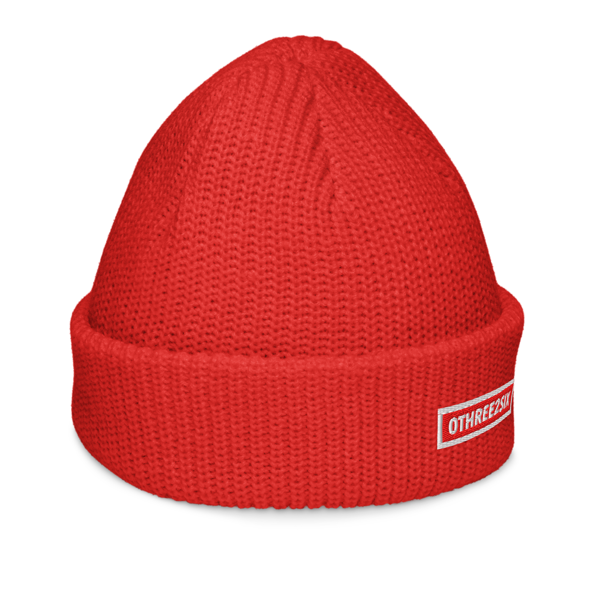 Red Fisherman Beanie