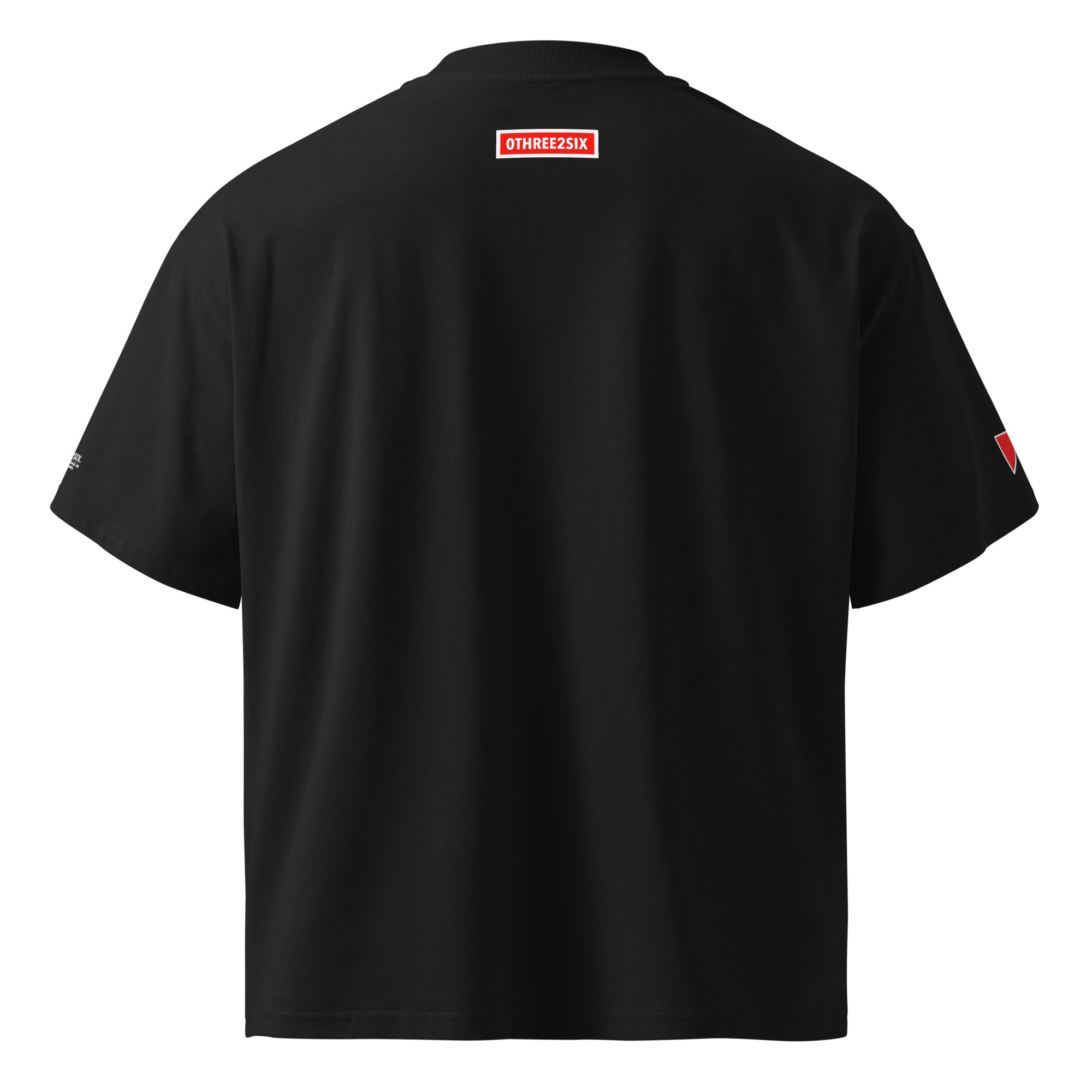 Black Anagram High Neck T-Shirt