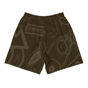 Brown Chalk Shorts