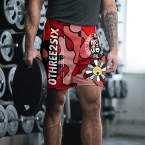 Open image in slideshow, Red Camo Shorts
