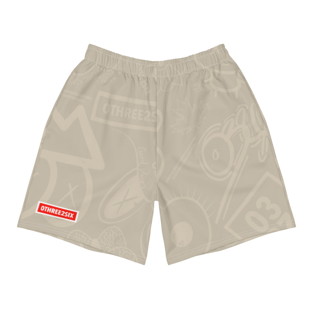 Almond Chalk Shorts