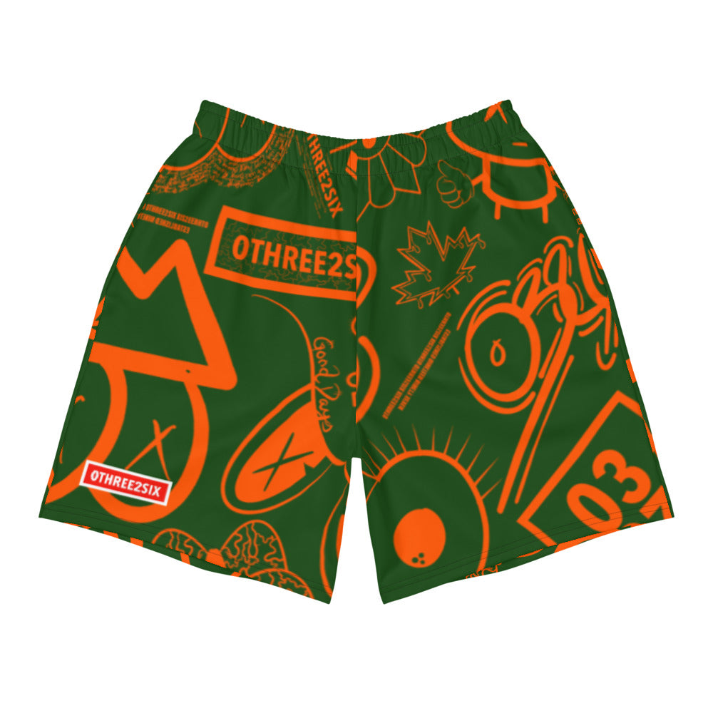 Orange Chalk Shorts