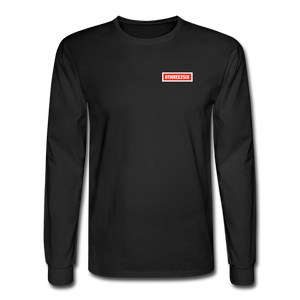 Open image in slideshow, Box Logo Longsleeve T-Shirt - black
